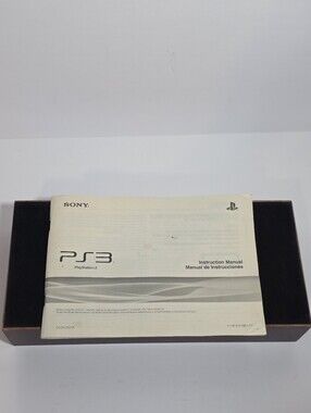 Sony PlayStation 3 PS3 Instruction Manual Booklet Model CECH-2501A